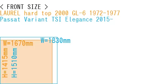 #LAUREL hard top 2000 GL-6 1972-1977 + Passat Variant TSI Elegance 2015-